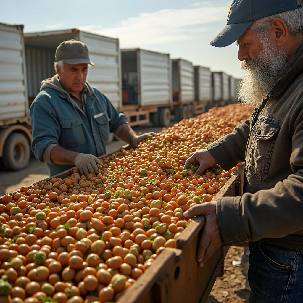 Exportación de productos agrícolas